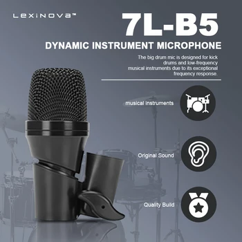 Lexinova 7L-B5 Kick Drum Bass Cardioid Instrument Microphone 1