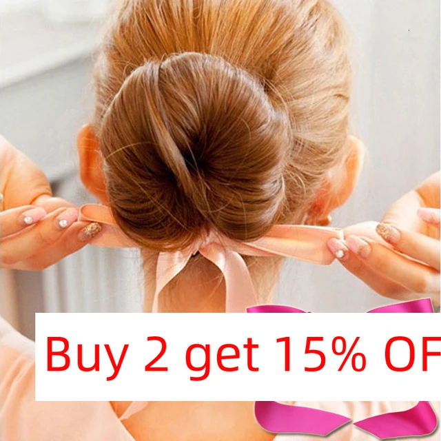 proza technisch beschermen Haar Lint Voor Vrouwen Sponge Disc Haar Stijl Donut Hairdress Strik Haar  Banden Haar Apparaat Bloemknop Bal Haaraccessoires - AliExpress