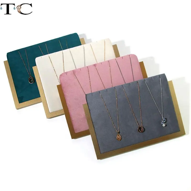 Velvet Jewelry Display Rack Necklace Display Rack Jewelry Store Jewelry Display Props Pendant Storage Seat