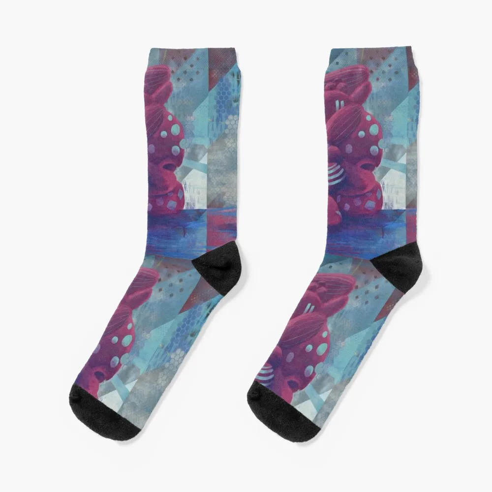 Growth Spots Socks Run golf Thermal socks man winter Socks Girl Men's