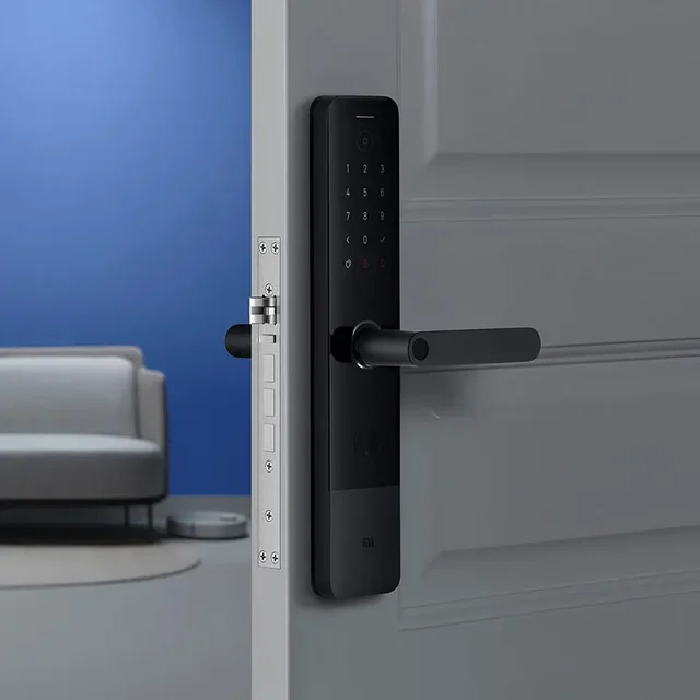 Xiaomi Smart Door Lock E Fingerprint Bluetooth Homekit Unlock Anti-plug Safety Lock Body Work with Mi Home Apple Homekit 4