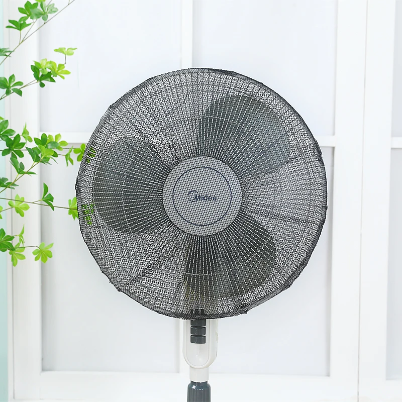 Mesh Round Electric Fan Covers Safety Anti-pinch Protector Household Universal All-inclusive Floor Dust-proof Cover Modern