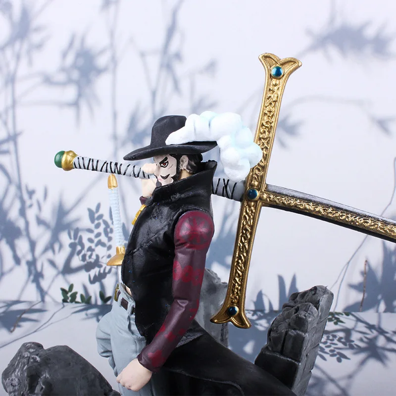 21cm Um Pedaço De Ação Figura Mihawk Dracule Com Espada Anime Colecionável  Modelo Brinquedos # Hr7j De $230,14