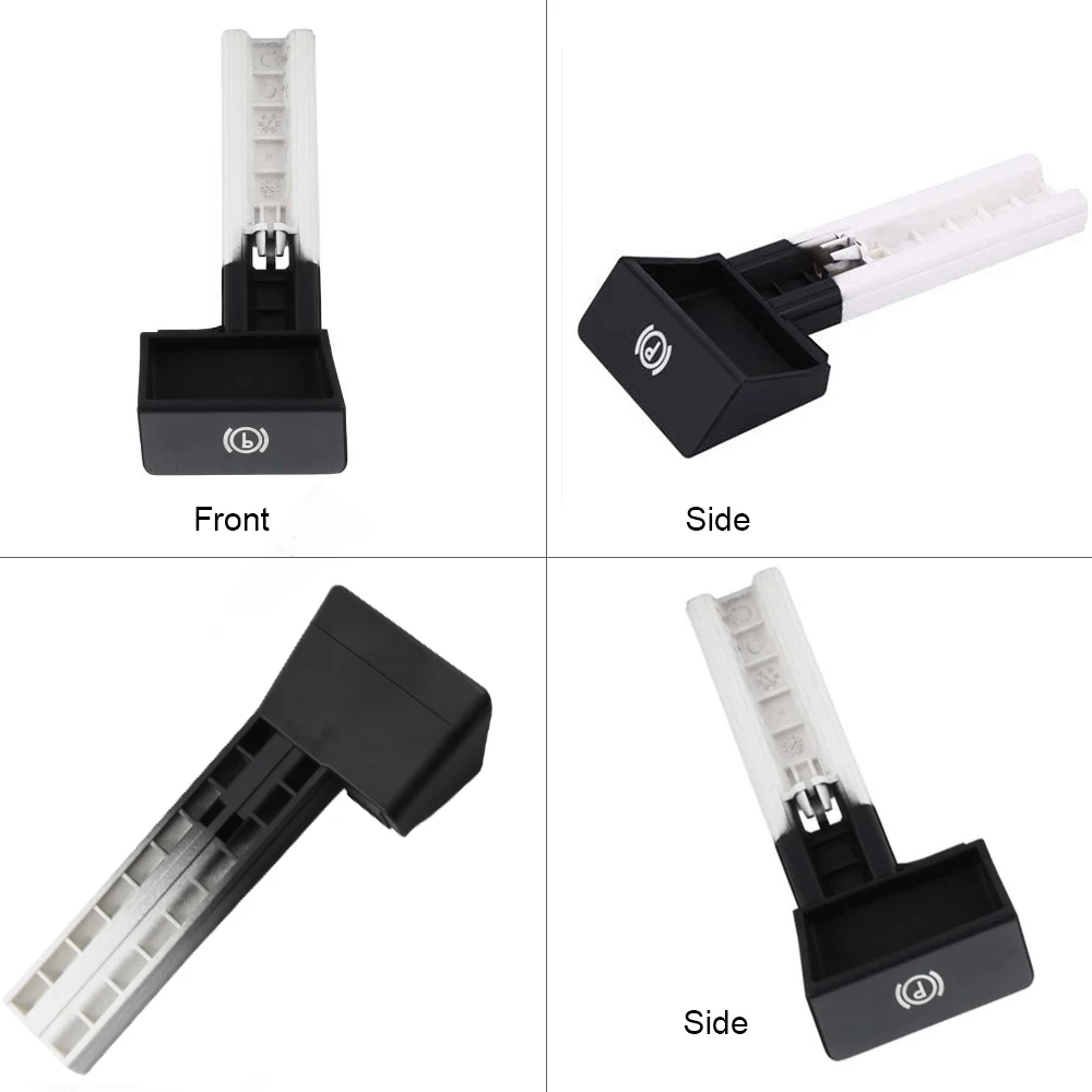 Parking Brake Release Handle LHD Parking Brake Handbrake Handle Knob Grip Lever Switch for VW Volkswagen Touareg 2002-2010 LHD 7L6711878F 7L6 711 878F
