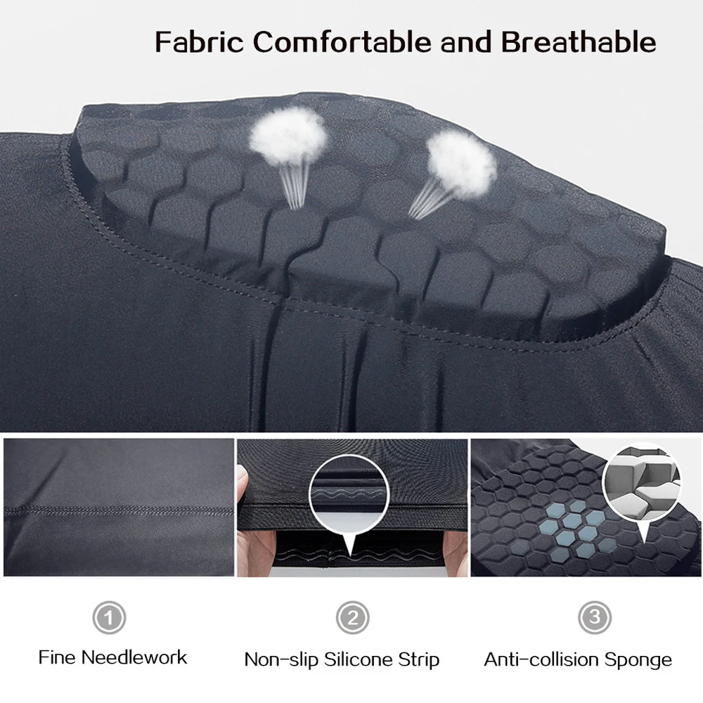 Basketball Elbow Pad Honeycomb Foam Elbow Protector Sleeve Elastic Arm Warmer For Men Women Volleyball Brace Support 1Pcs Elbow Strap Elbow Brace Elbow Pads
