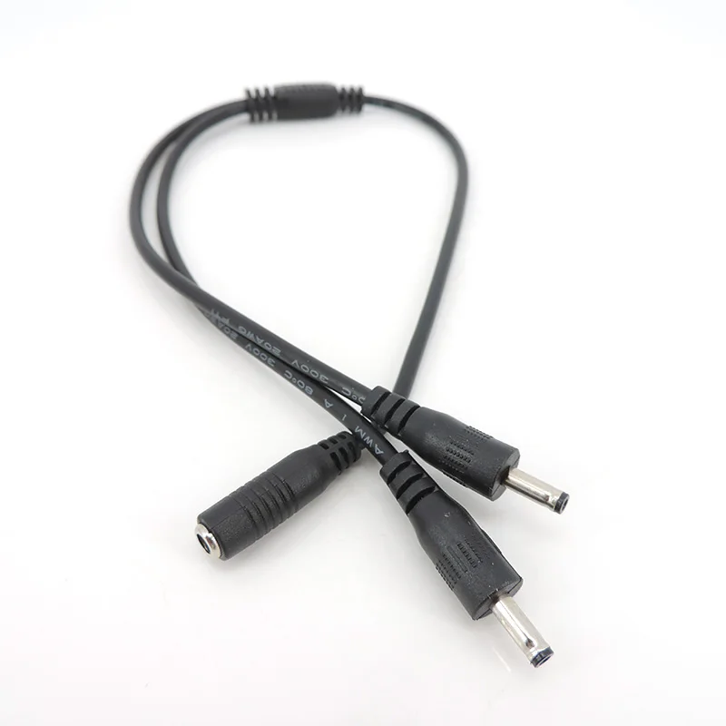 Cavo Splitter 1 Femmina 4 Maschi Cavo Splitter Alimentazione 1 A 4 Per Telecamere CCTV - 16 Pollici, Connettore Coassiale DC 2.1mm Owlguard Power Splitter