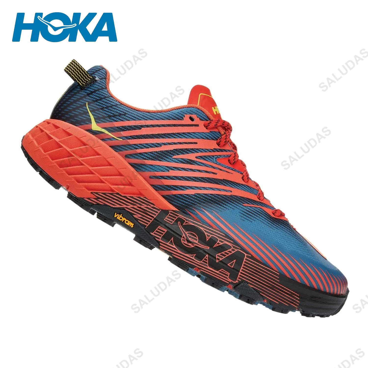 HOKA Trail Running Shoes Men Speedgoat 4 Anti slip Cushioning Mountain
