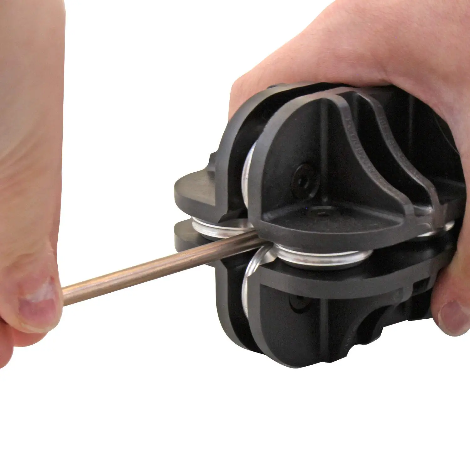 3/16-5/8 Inch Handheld Tubing Straightener Tool for Brake and Fuel Line Compatible with Copper Stainless Steel Aluminum Tubing 3