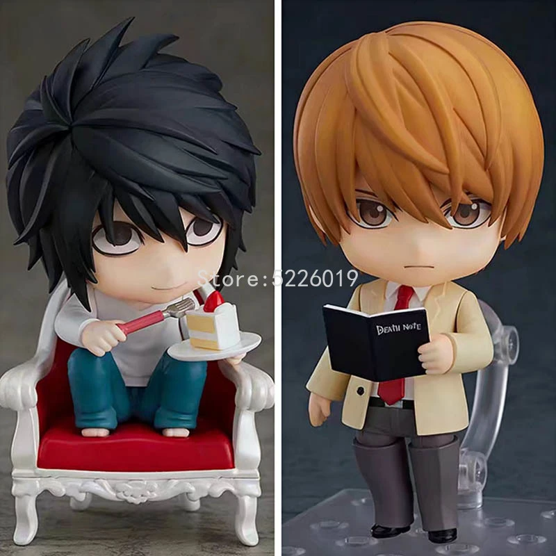 he man toys 10cm Death Note Anime Figure 1160# Yagami Light Action Figure Death Note Yagami Light 1200# L Lawliet Figurine Model Doll Gift super hero toys