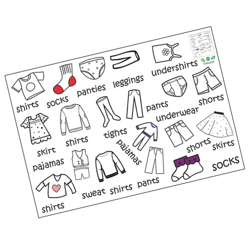Description Picture 4 of itemClothing Bins Household Clothes Sort Sticker Label Decorative Labels Decal For Wardrobe Pvc Dresser Decals Removable Stickers