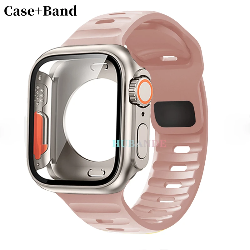 Ultra Silicone Strap and Protective Case with Screen Guard