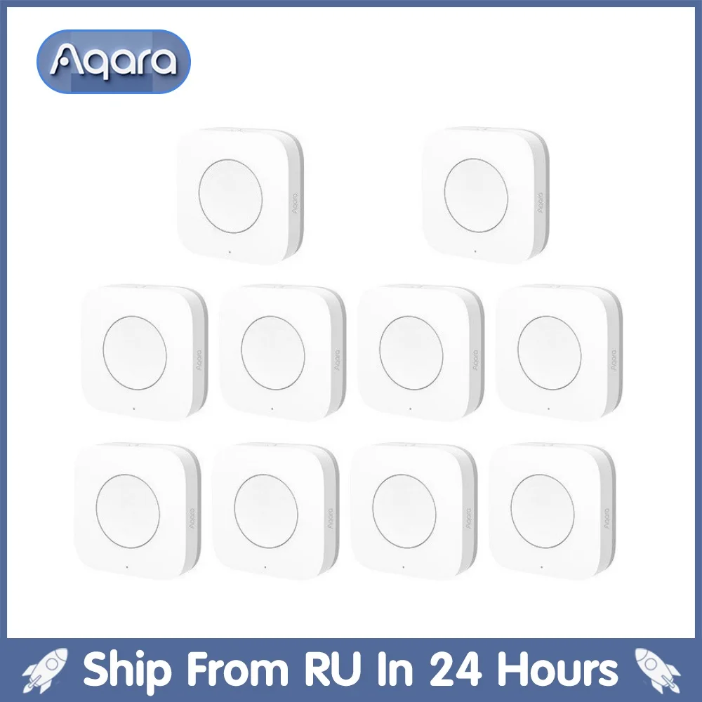 Aqara Wireless Mini Switch Zigbee Sensor One Key Control Button Smart