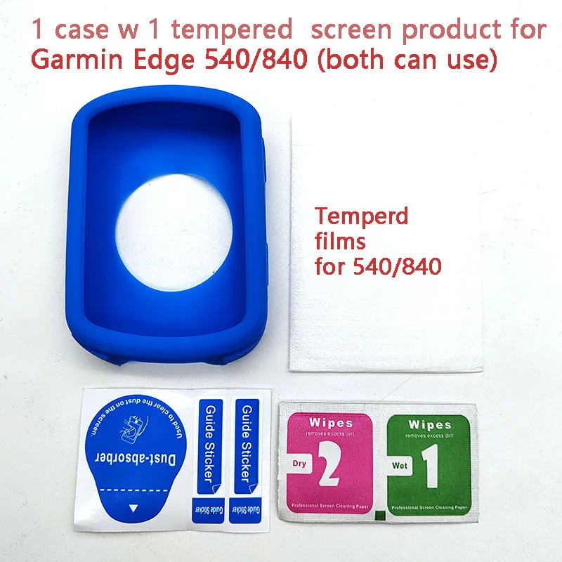 Garmin Bike Computer Protective Case with Tempered Screen Protectors