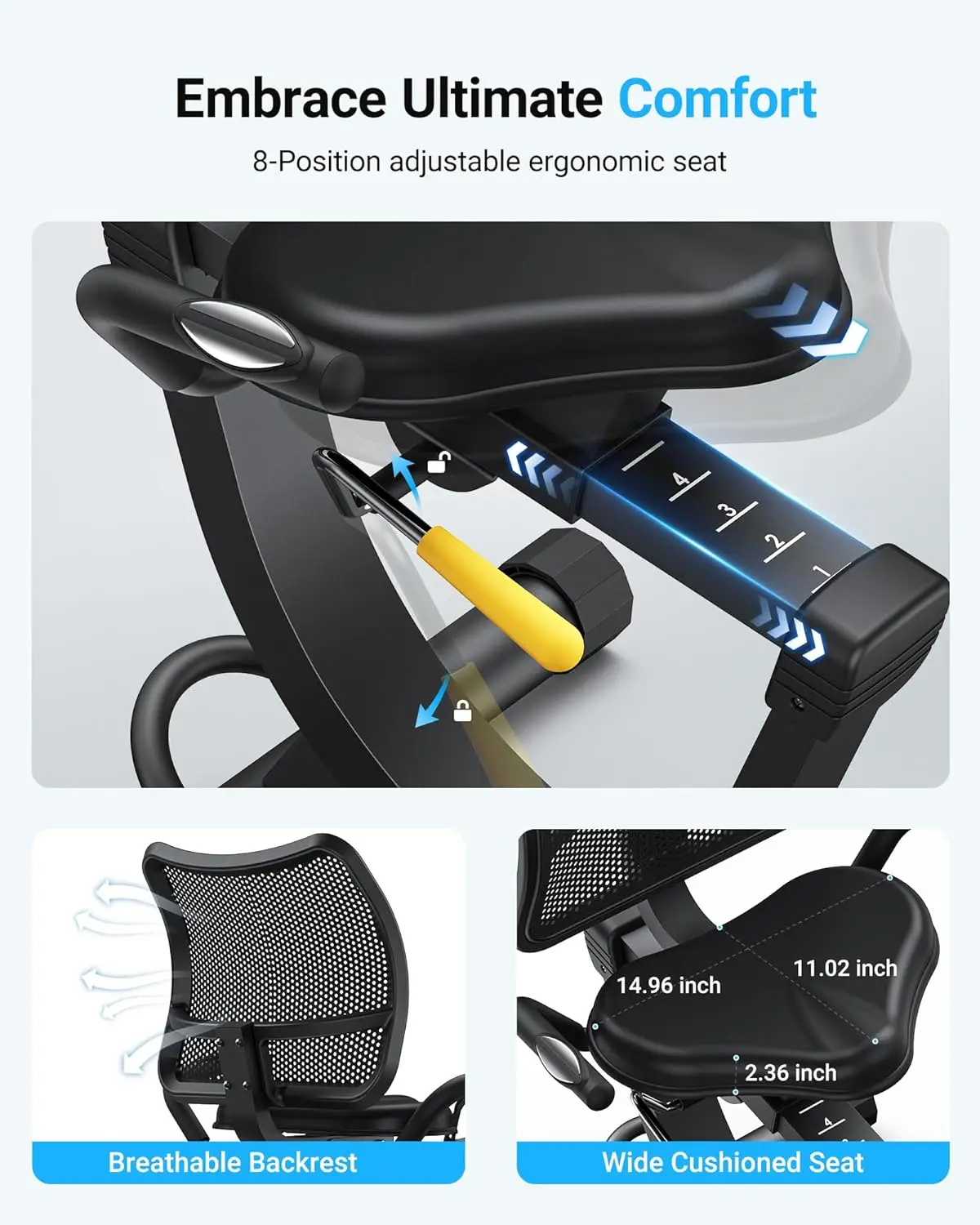 Recumbent Exercise Bike 3