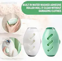 Portable Lint Remover Roller Washable Needed for Clothes Pets Dust Green Pet Hair Remover Lint Removing Tool Durable Plastic 1