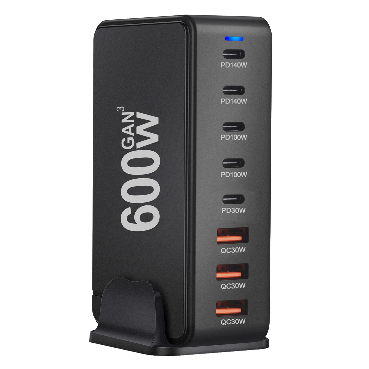 ตัวเลือกสินค้า ชาร์จเร็ว 8 พอร์ต 600W ชาร์จได้ทั้งมือถือและแท็บเล็ต