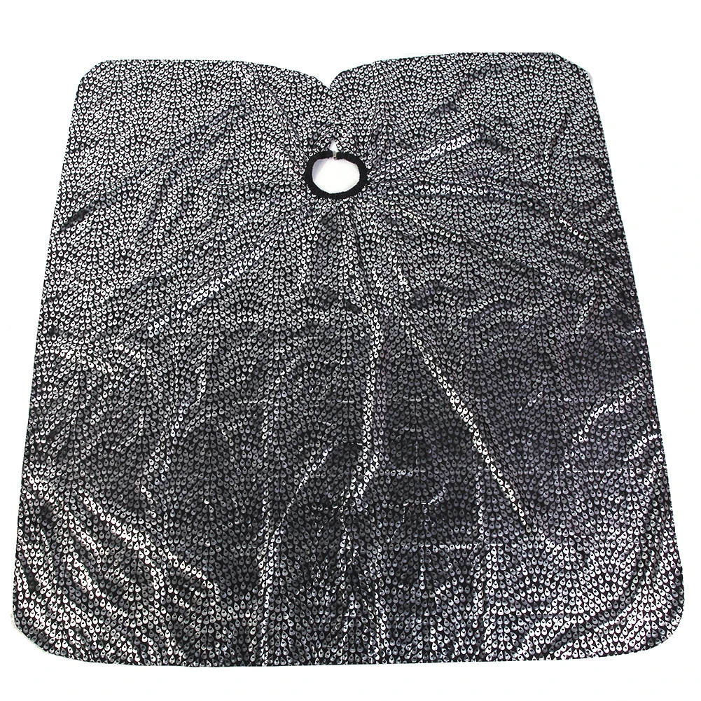Hair Cut Cover Cloth Feather Pattern Waterproof Hairdresser Cape 4