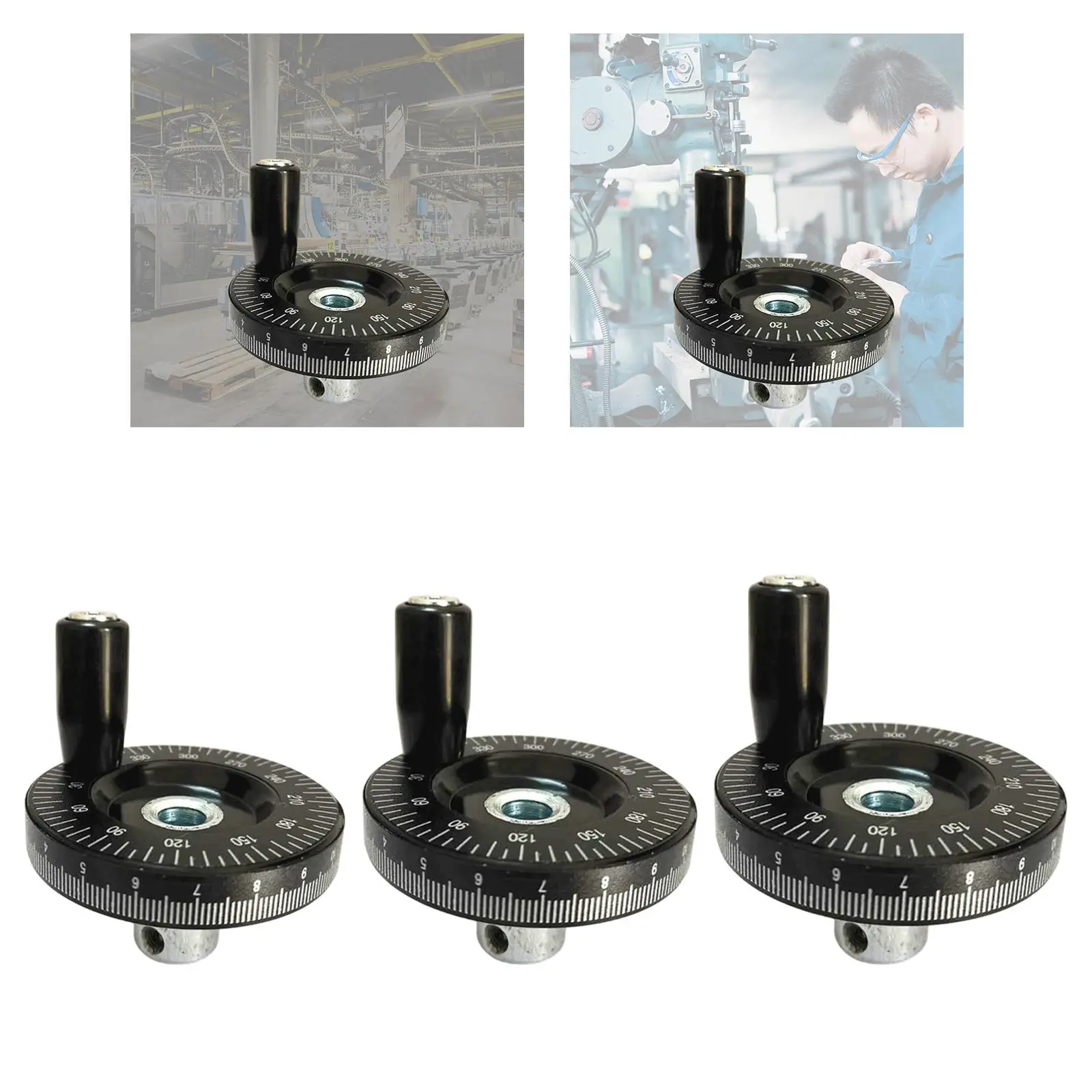 Lathe Bakelite Handwheel Replaces Round Anti Slip for Lathe Grinder Machinery Industrial Machine Tools Grinders cnc handwheel