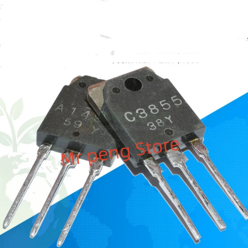 

5pair New original 2SC3855 2SA1491 C3855 A1491 TO3P