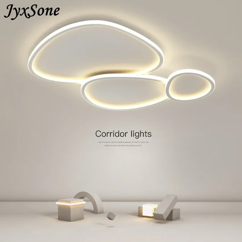 Modern chandelier Smart Led Ceiling Lights Living Room decor Simple Atmospheric House Lamp Creative Cobblestone Bedroom Kitchen