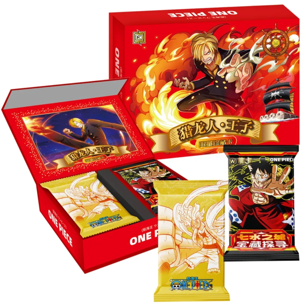 Carte Intere Originali Per Bambini Personaggi Anime Zoro Sanji Rufy Robin Rare Trading Cards Booster Box Collector Gifts