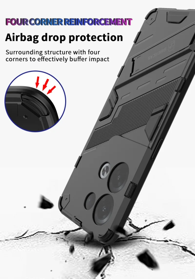 Luxury 360° Protection Armor Back Cover