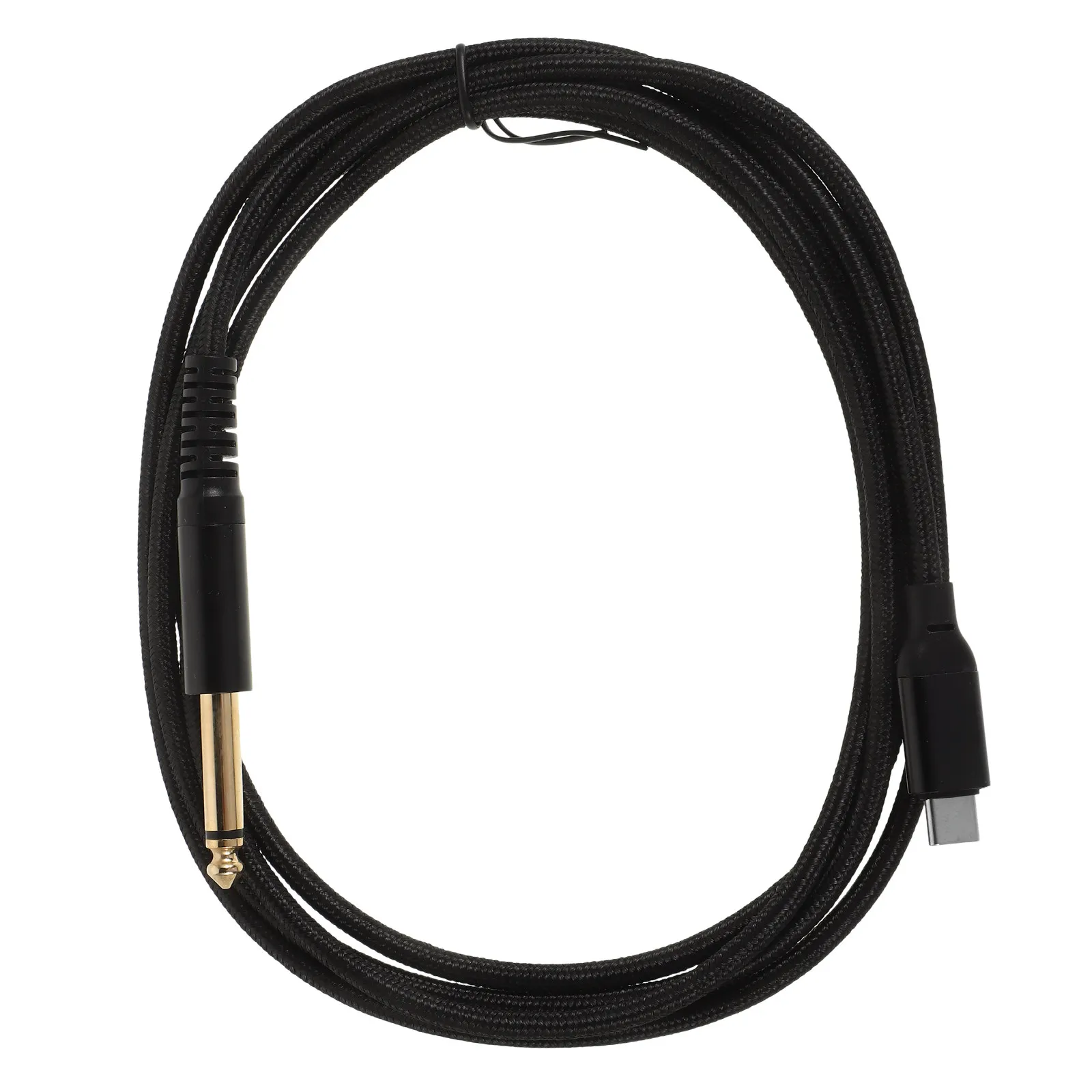 USB Type-C 6.35mm 악기 케이블 내장 칩 안정적인 전송 녹음 일렉트릭 기타 연주자용 오디오 케이블