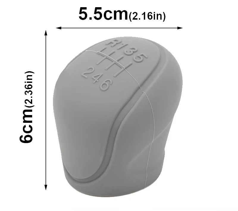 1PC Manuelle 5/6-geschwindigkeit Auto Innen Zubehör Auto Silikon Schaltknauf Abdeckung Shift Nicht-Slip auto Innen Zubehör – Detail 9