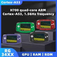 Anbernic RG34XX Console de jeu portable 3.4 pouces IPS 720*480 écran système Linux compatible HDMI 3500 mAh console de jeu vidéo 1