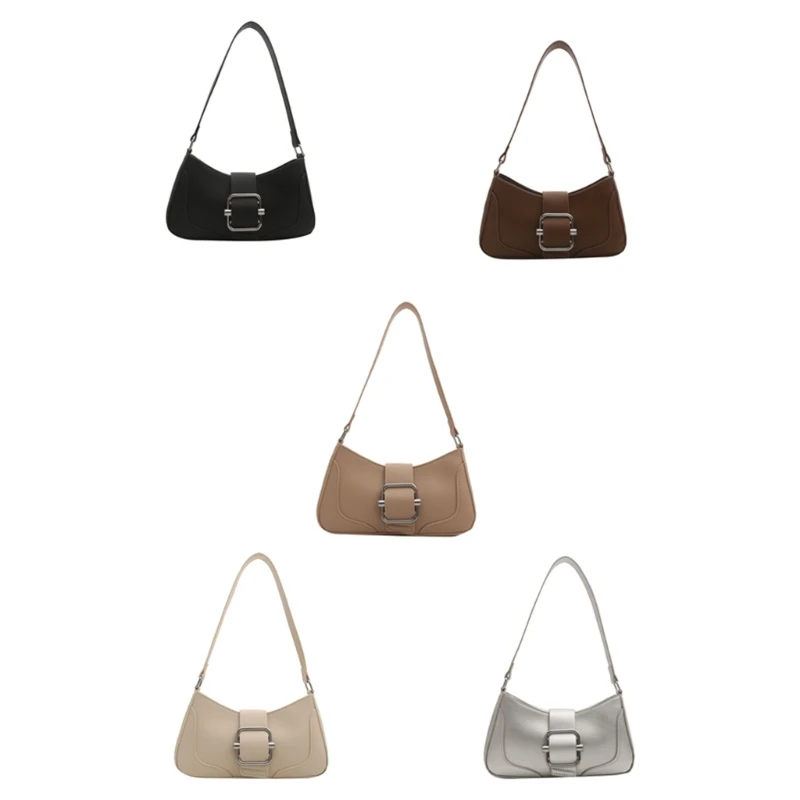 

Korean Armpit Bag for Women PU Leather Shoulder Bag Shopping Dating Bag