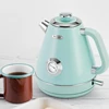 Green 1.8L Retro Thermometer Automatic Electric Kettle Water Boiler Fast Heating 304Stainless Steel 1200w 1
