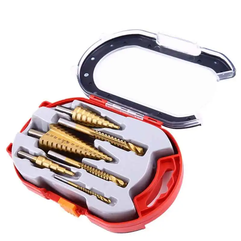 Titanium Step Drill Bit Set 2