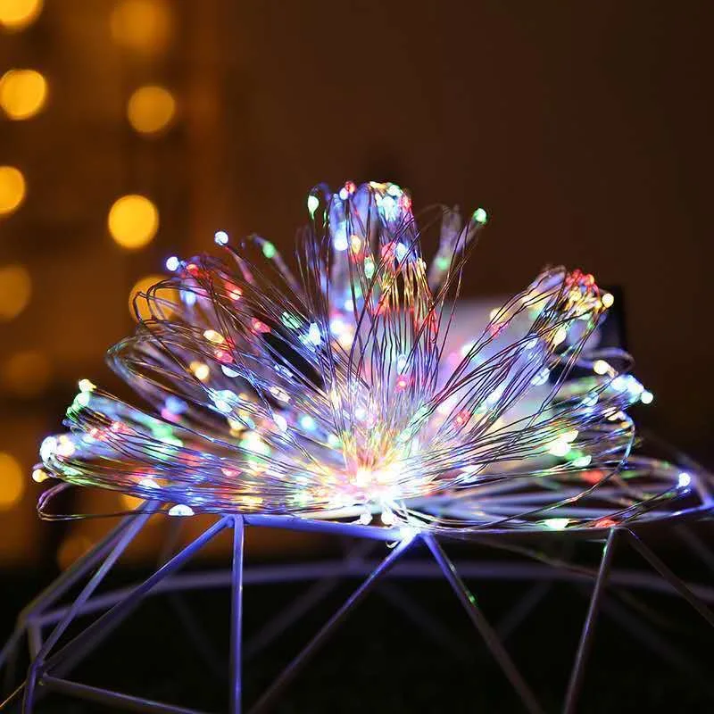 Luminous Battery-Operated Holiday Fairy String Lights for Outdoor & Garden Décor