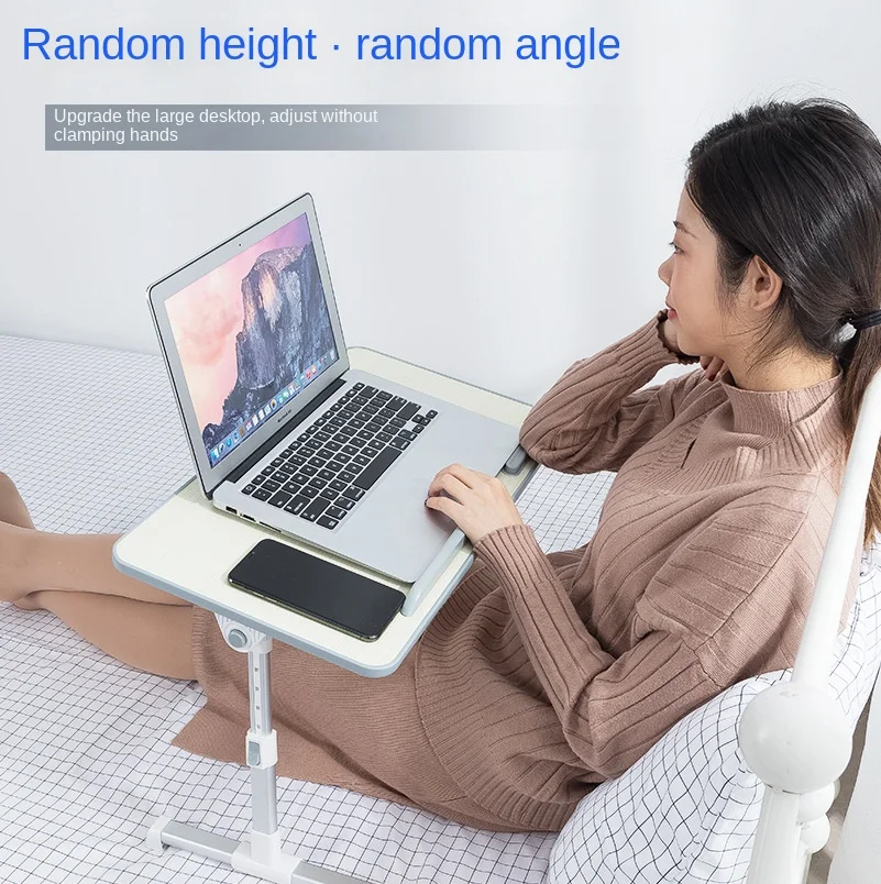 Laptop Desk Bed Desk Foldable Lazy Fellow Small Table Bedroom Student Dormitory Study Table Simple