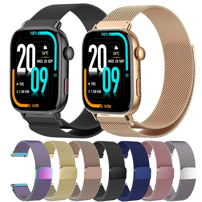 Milanese Loop Magnetic Bracelet Band, 20mm 22mm