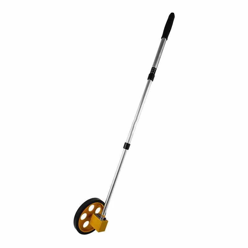 Measuring Wheel Telescopic High Visibility Distance Measuring Wheel 0-999.9m Roller Distance Meter Tape Rangefinder
