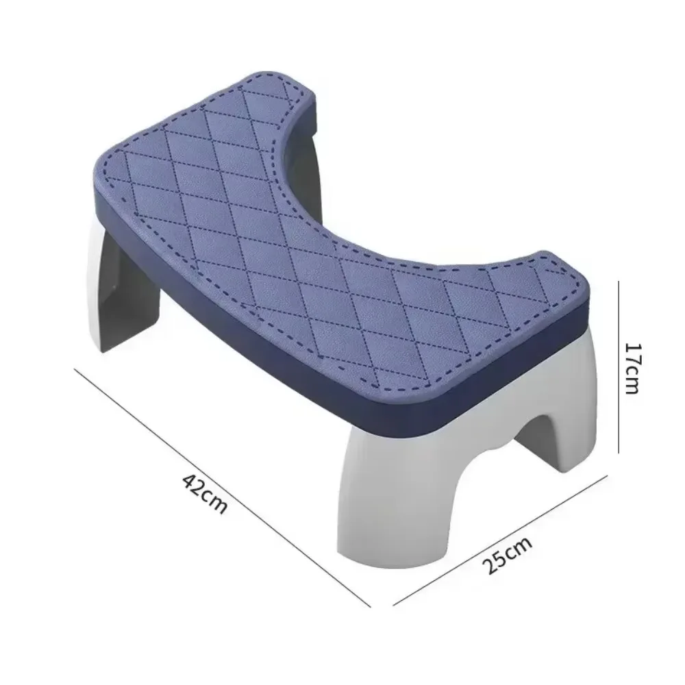 Toilet Squat Stool Waterproof Squatty Potty Toilet Foot Stool Portable Household Bathroom Anti-slip Simple Practical Step Stools 6