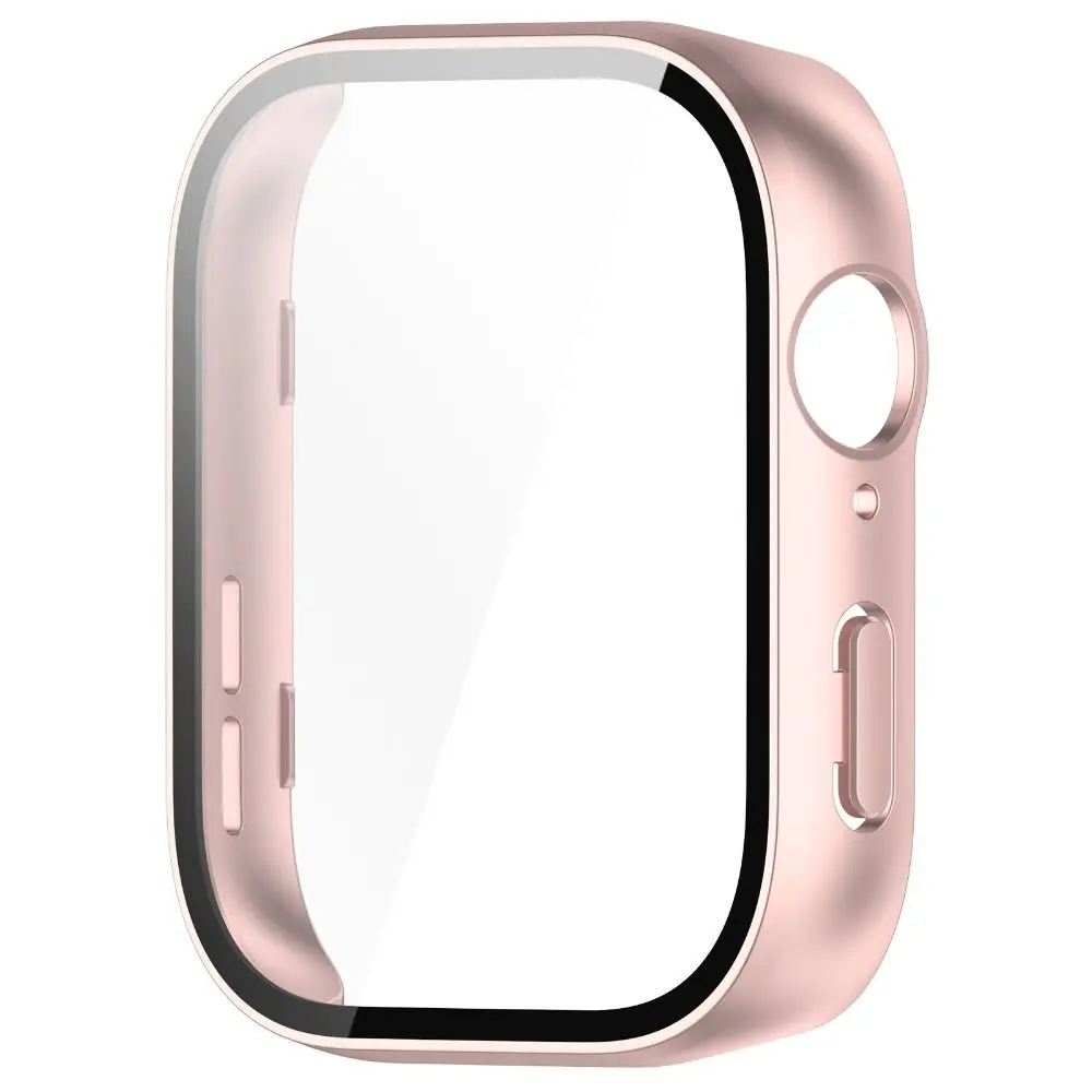 Premium PC+Tempered Glass Protective Smartwatch Case with Full Screen Coverage