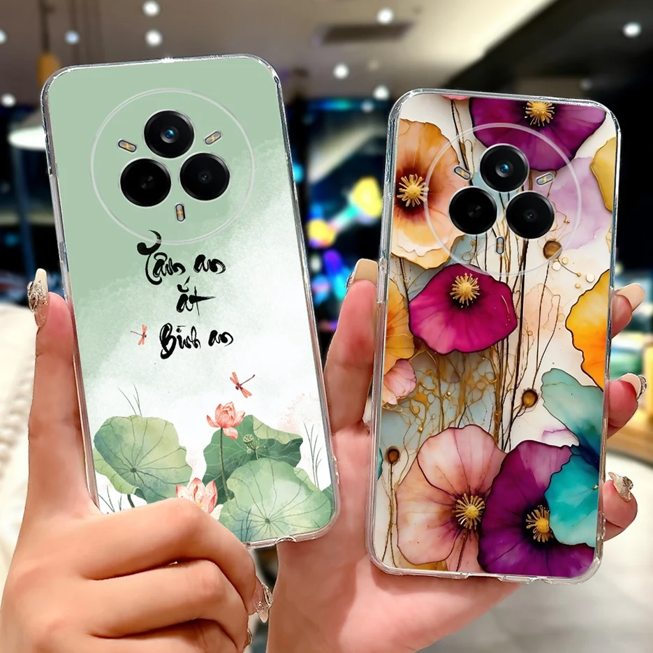 Beautiful Flowers Painted Soft Silicone Case - Enhanced Protection
