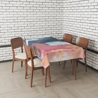 Home tablecloths for dining  Anime decoration and rectangular table accessories waterproof cloth Anti-stain tablecloth aaaa 2