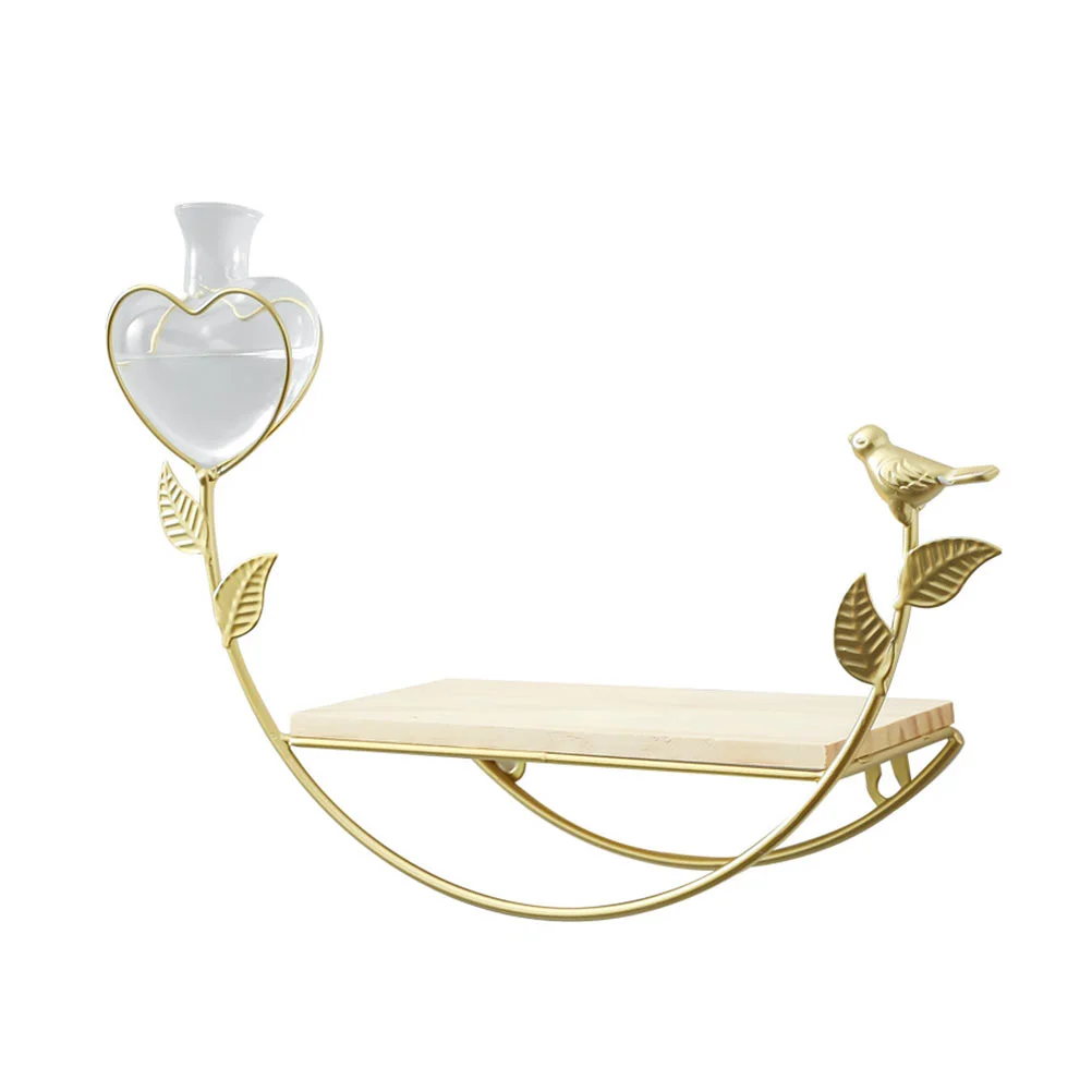 

Gold Decor Decorative Shelf Household Storage Wall-mounted Rack Hanging Nordic Sundries Holder Organizer Office