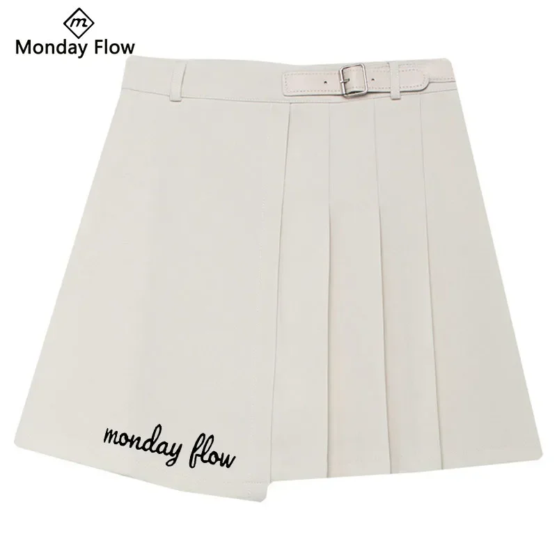 Women Golf Pleated Pantskirt Fitness Sports Shorts Pocket High Waist Tennis Shorts Skirt Gym Skirts Women Summer Golf Skirts