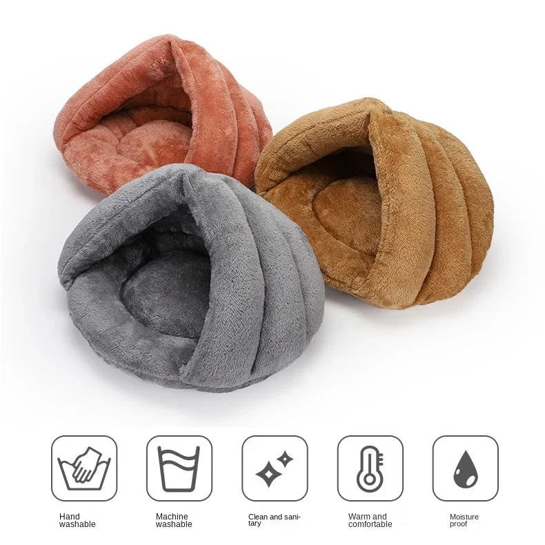 

Dog Bed Small Beds for Dogs Pet Warm Furniture Large Accessory Puppy Washable Supplies Cats Basket Medium Sofa Plush Accessories