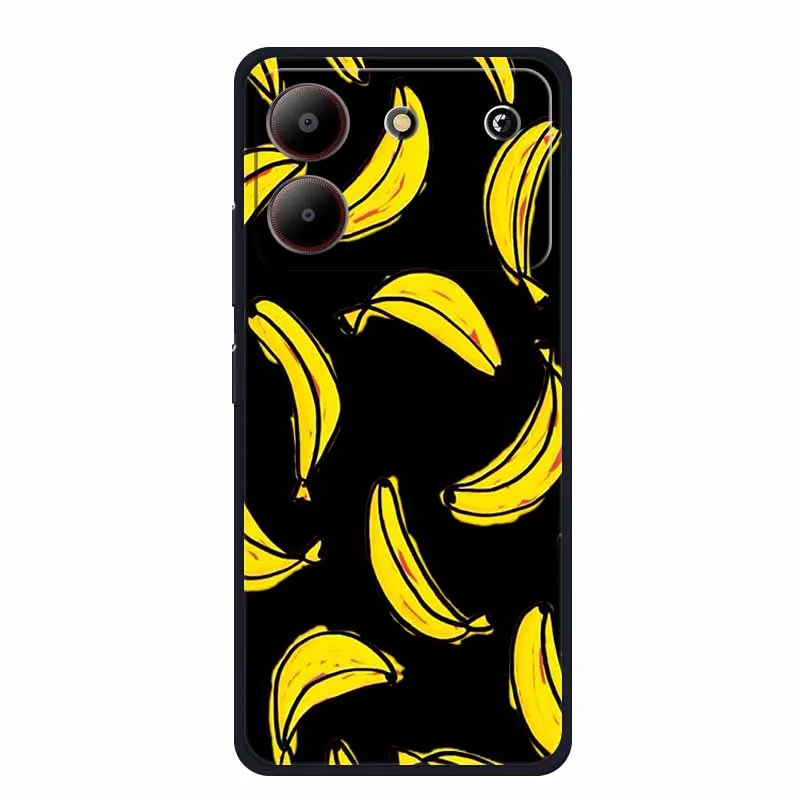 Cute Cartoon Cat Black Silicone Soft Phone Case - Stylish Protective Back Cover