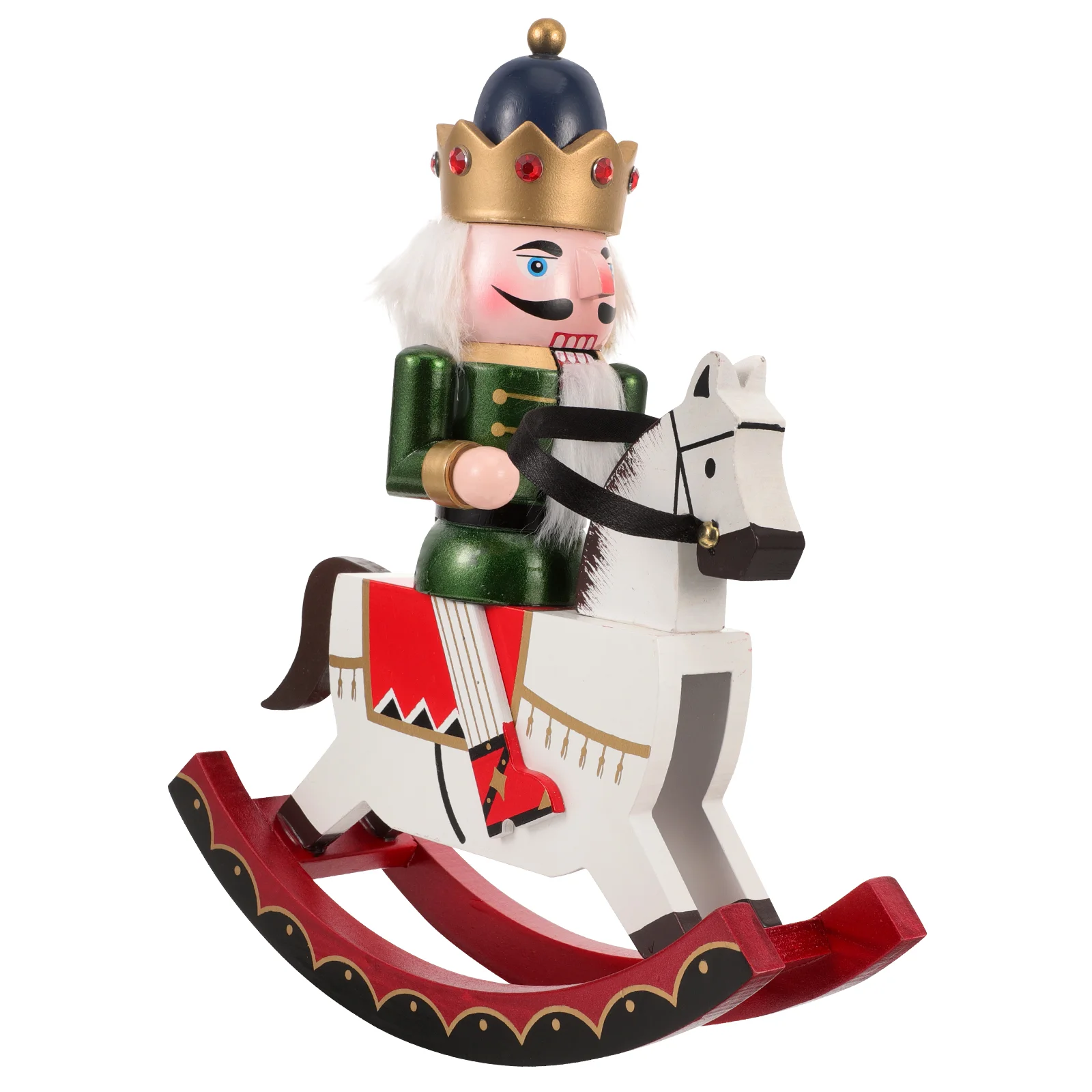 

Wooden Nutcracker Festive Christmas Nutcracker Craft Wooden Horse Nutcracker Soldier Christmas Decorations