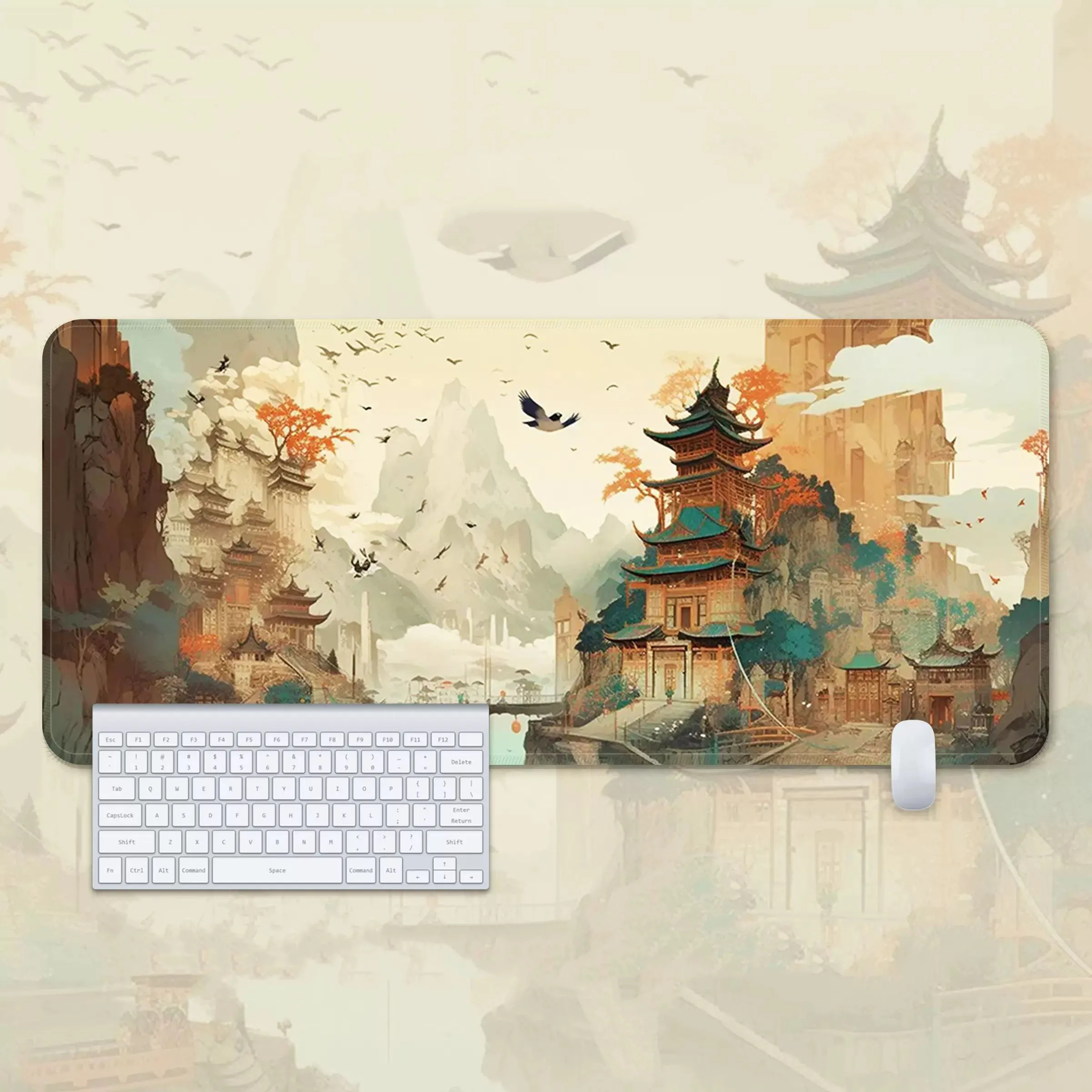 

Big Art Mouse Pad Gamers Accessories Pad on The Table Anime Mouse Mats Computer Keyboard Pad Mouse Carpet Table Rug Kawaii Mats