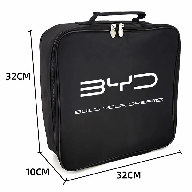 Car Charging Cable Storage Bag For Byd Atto 3 Ev Carry Bag For Electric