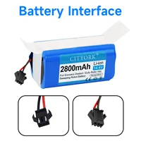 2800mAh Li-ion Replacement Battery for Eufy RoboVac 11S 12 Max 15C 25C 30C 35C G10 Hybrid G20 G30, for Ecovacs Deebot N79 N79S 4