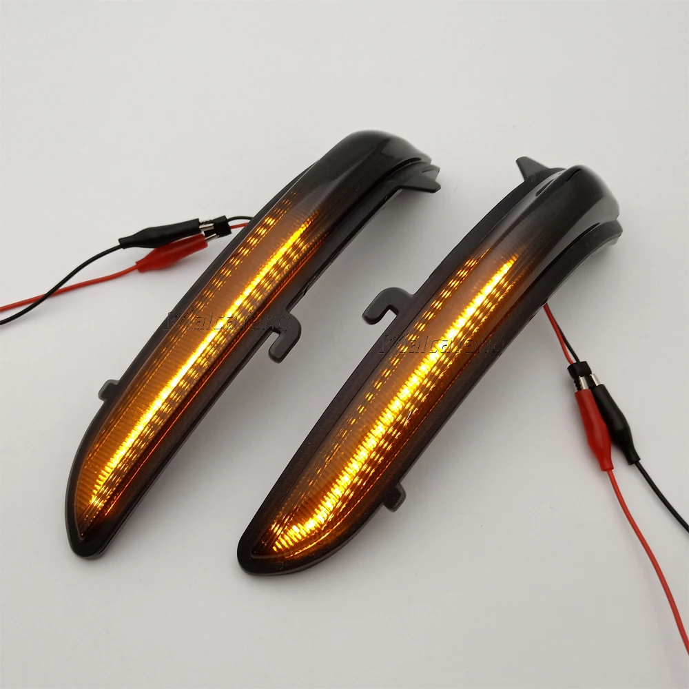 Indicatore Di Direzione A LED Per Specchietto Peugeot 208 E Citroën C3 – Dinamico, Plug & Play, Lenti Semi-fumé Per 2008 E C4 Cactus