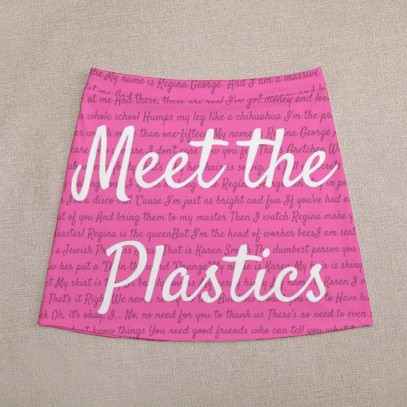 Meet the Plastics Mini Skirt dress modest skirts for women luxury evening dresses 2024 Korean clothing